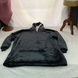 Cozy Black Fleece Huggle one size